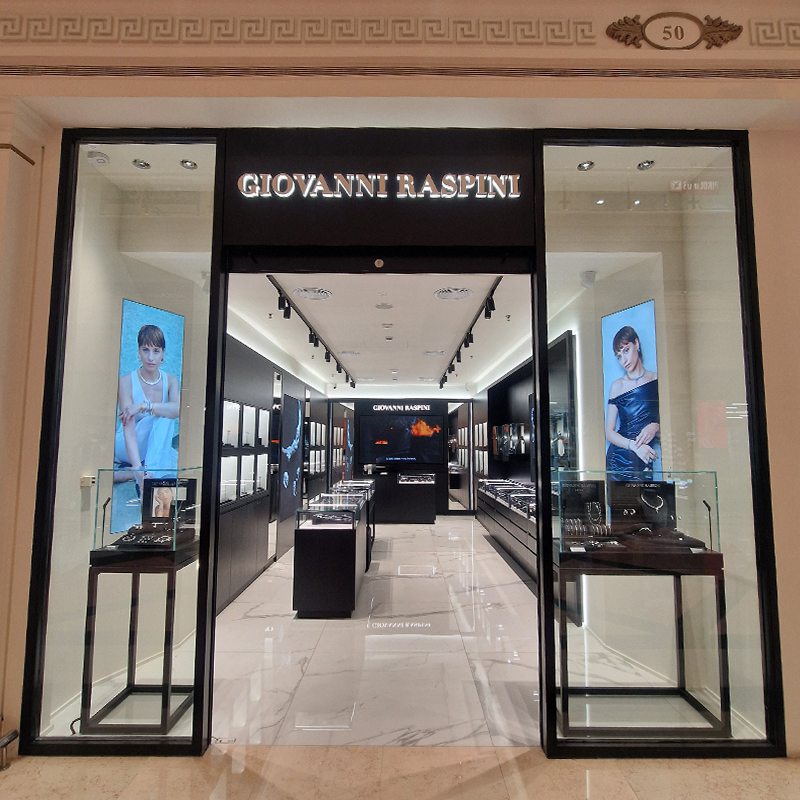 Giovanni Raspini arriva in Spagna: apre la prima Boutique a Barcellona